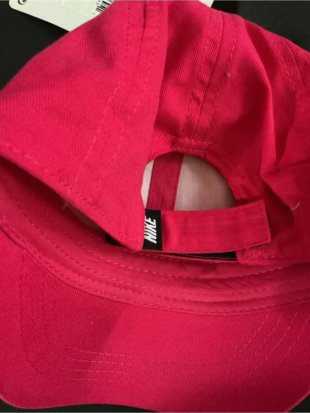 Nike Infant Club Cap - Hot Pink with Black Swoosh